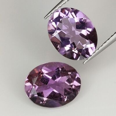 Amethyst oval cut 10x8mm 4pcs