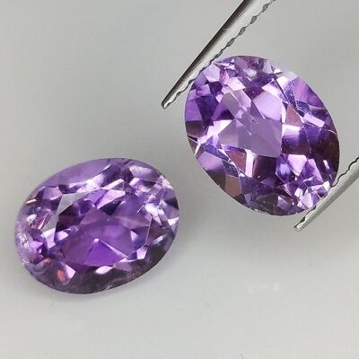 Amethyst oval cut 9x7mm 10pc