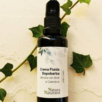 Crema Fluida Aftershave con Aloe y Caléndula
