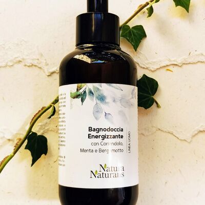 Gel Douche Énergisant à la Coriandre, Menthe et Bergamote