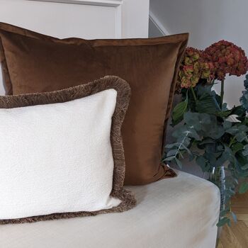 Bouclé - Petit rectangle - 35cm x 55cm - Housse de coussin seule 2