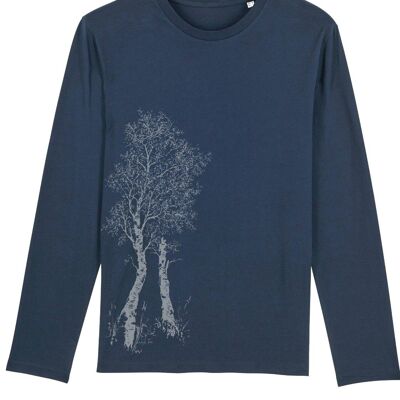 Fairwear Organic Longsleeve Hombre Denim Blue Birch