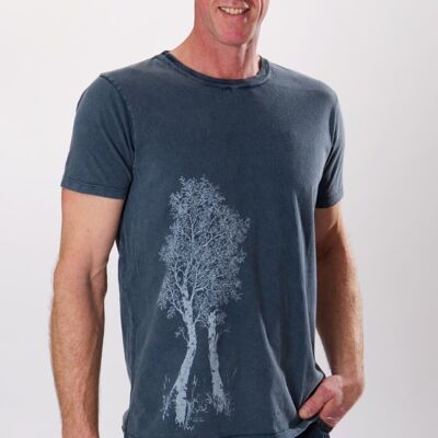 Fairwear Organic Shirt Men Stone Washed Blue Birch