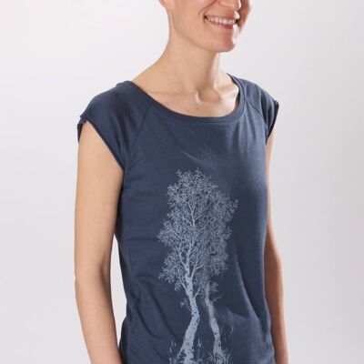 Fairwear Bamboo Shirt Women Denim Blue Birch