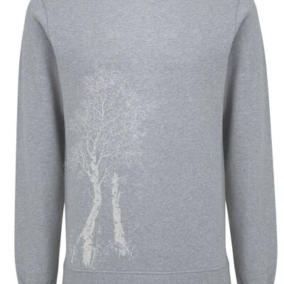 Fairwear Organic Sweater Unisex Heather Grey Birch