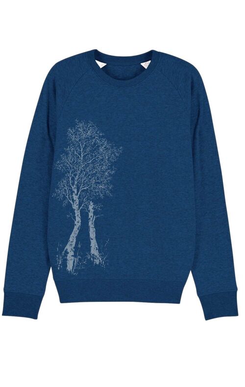 Fairwear Organic Sweater Men Denim Blue Birke