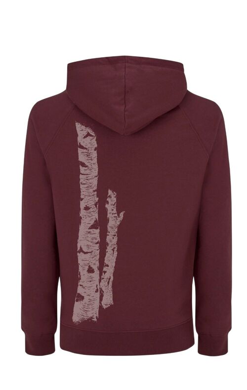 Fairwear Organic Hoodie Unisex Burgundy Birkenstamm