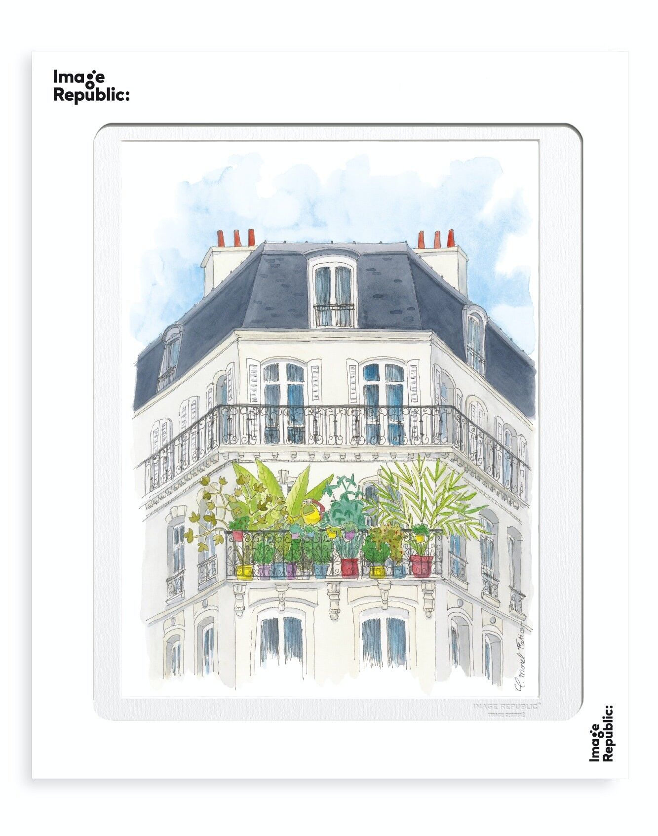 POSTER 30x40 CLAIRE MOREL FATIO 41 PARIGI La mia foresta