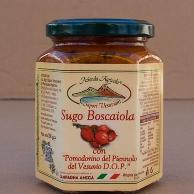 BOSCAIOLA SAUCE WITH PIENNOLO DOP TOMATOES