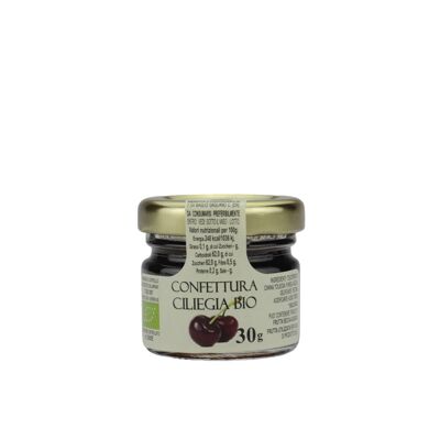 organic cherry jam, 30 gr