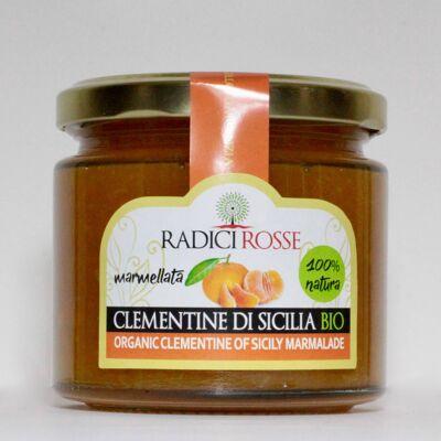 Organic clementine jam, 240 gr