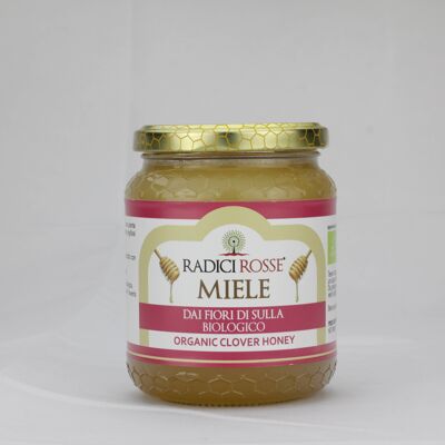 Organic honey of sulla flowers, 500 gr