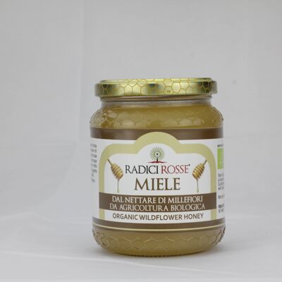 Wildflower organic honey, 500 gr