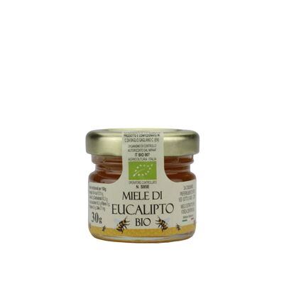 Organic eucalyptus flower honey, 30 gr