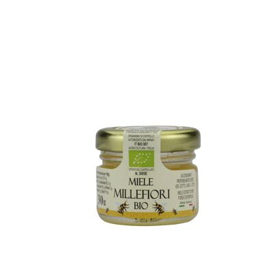 Organic millefiori honey, 30 gr