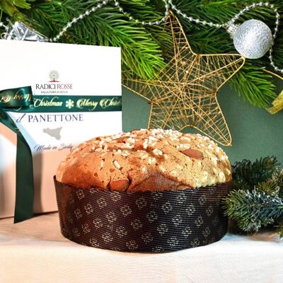 Panettone Arancia, scatola con marmellata di bio, 1240 gr