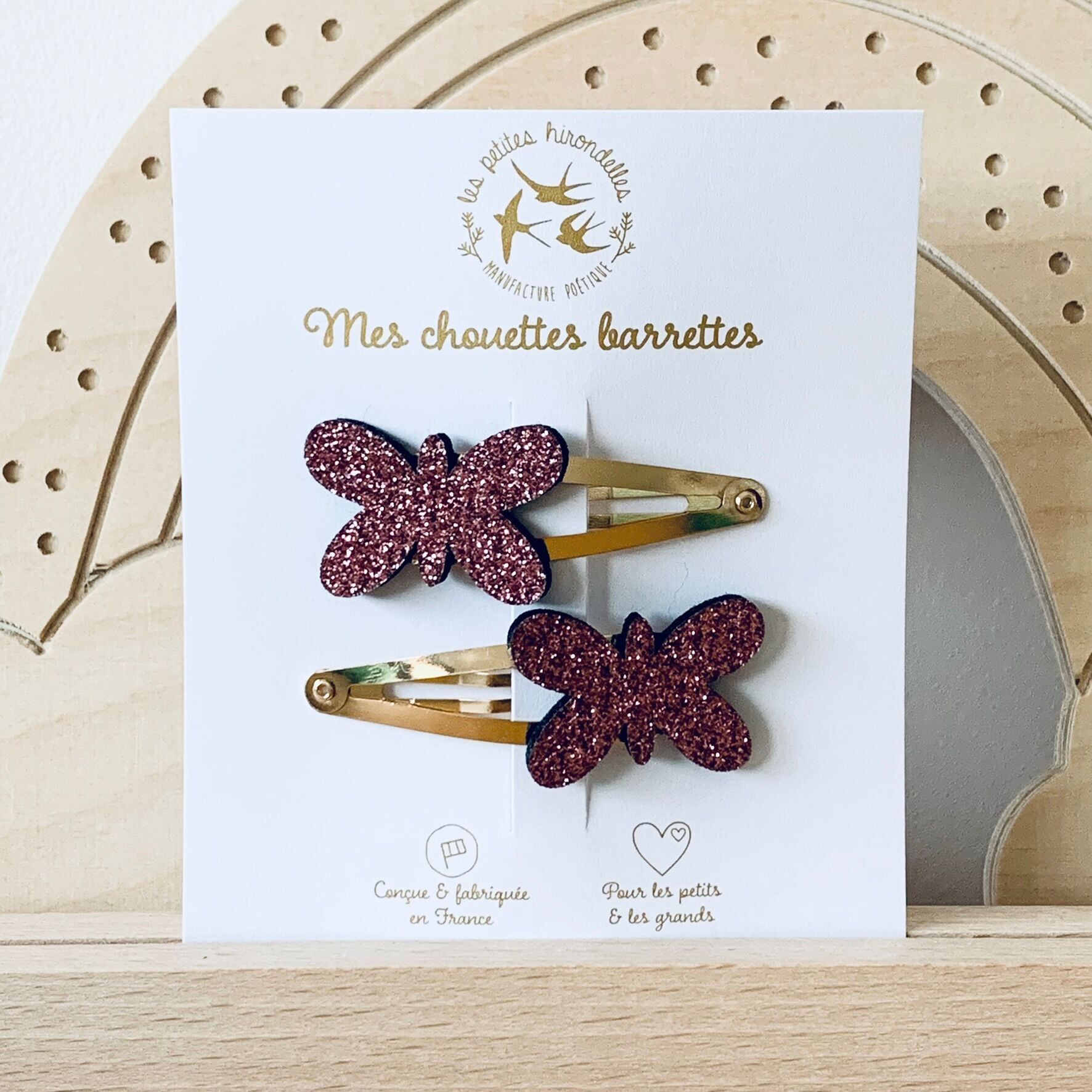 Fermagli doppi - Farfalle