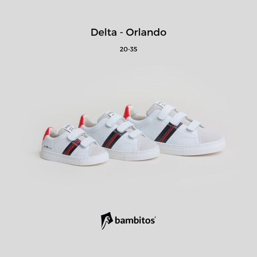 Delta - Orlando (casual sneakers with velcro straps)