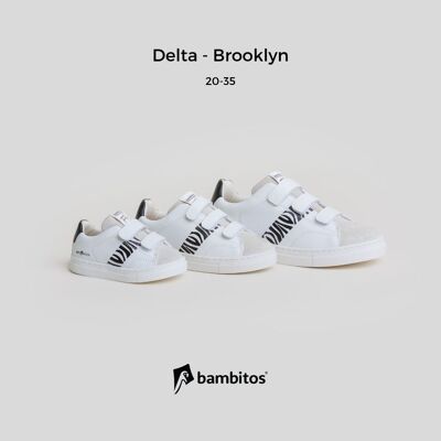 Delta - Brooklyn (baskets décontractées avec bandes velcro)