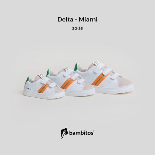 Delta - Miami (casual sneakers with velcro straps)