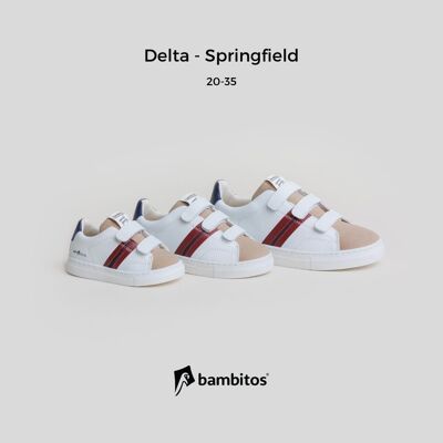 Delta - Springfield (casual sneakers with velcro straps)