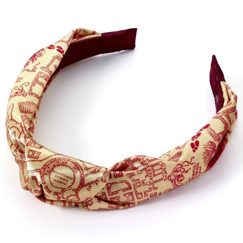 Harry Potter Mauraders Map Knotted Headband