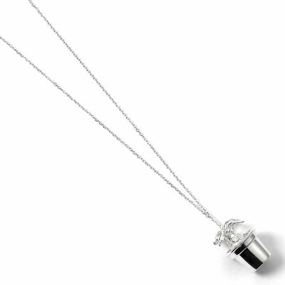 Collana con ciondolo mandragora in argento sterling di Harry Potter