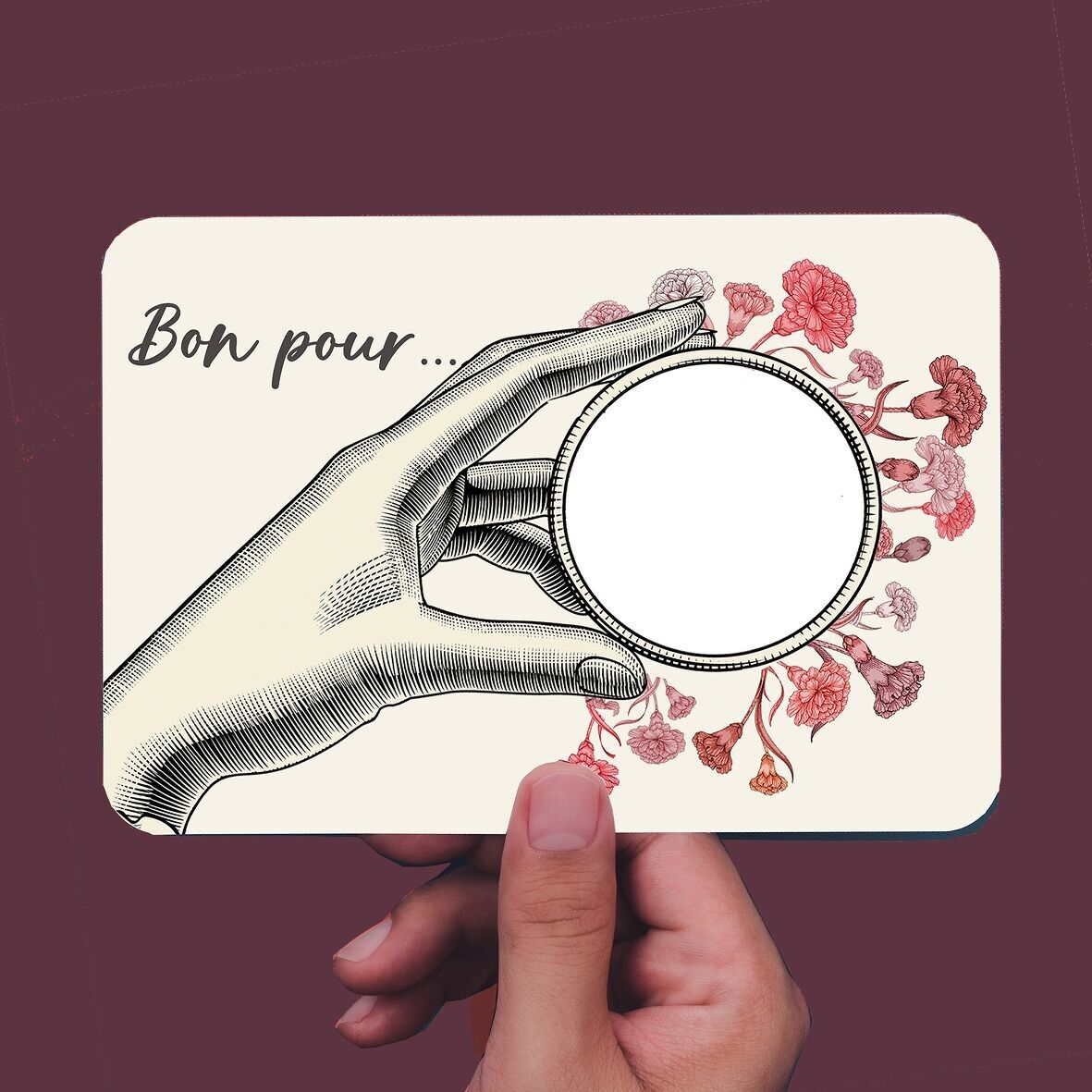 Buono per ...   Gratta e vinci GAROFANO, fiore di gennaio.