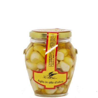 Knoblauch in kalabrischem Olivenöl ml 314 - hergestellt in Italien