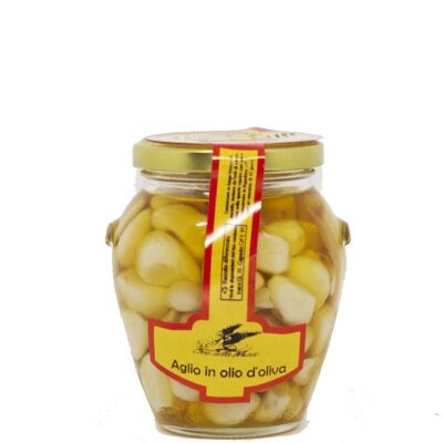 Garlic in Calabrian olive oil ml 314 - made in Italy