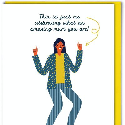 Funny Mother's Day Card - Daughter Celebrating
