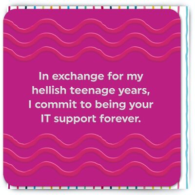 Funny Mother's Day Card - IT Support