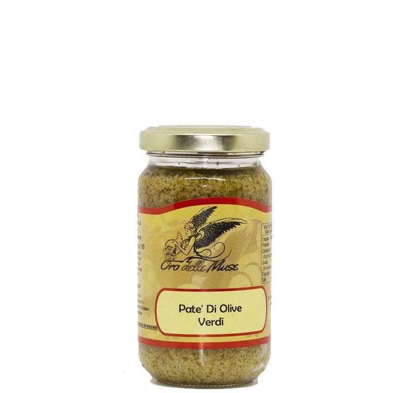 Patè di olive verdi in olio di oliva calabrese - Made in Italy