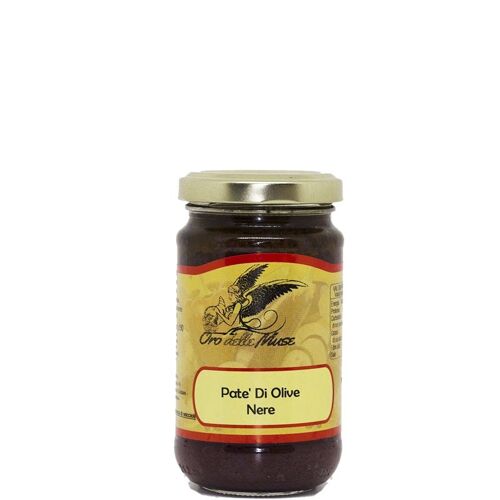 Patè di olive nere  in olio di oliva calabrese - Made in Italy