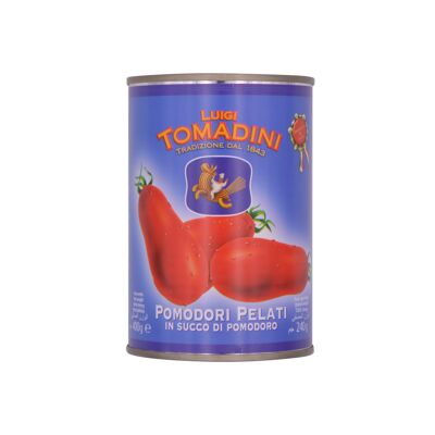 GESCHÄLTE TOMATEN 400 G - Tomadini since 1843