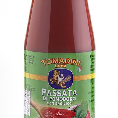 SAUCE WITH BASIL IN BOTTLE 690 G - Tomadini since 1843