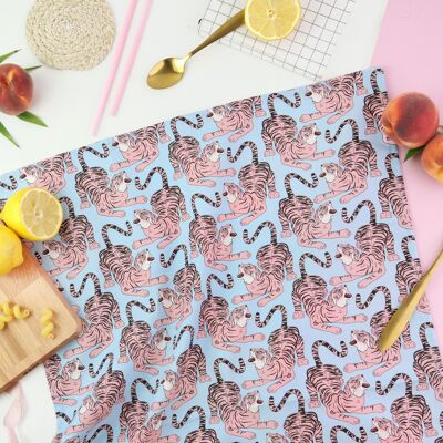 Growling Tiger Tea Towel | 100% Cotton Dish Towel