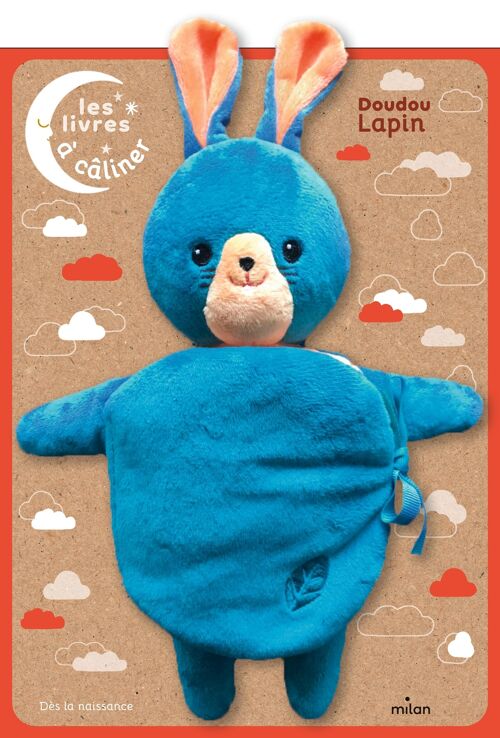 NOUVEAUTÉ - Livre doudou - Doudou Lapin - Collection « Mes livres à câliner »