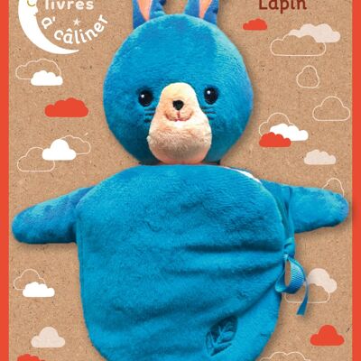 NEW - Cuddly book - Doudou Rabbit - "My books to cuddle" collection