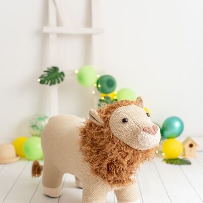 PELUCHE MAXI LEON 100% ALGODÓN