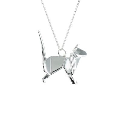 COLLAR GATO PLATA