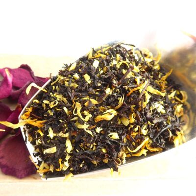 SUNSET ISLAND VRAC- organic black tea with exotic fruits