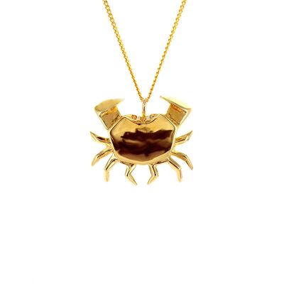 VERMEIL CRAB NECKLACE