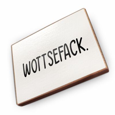 Magnet made of beech wood | Wottsefack