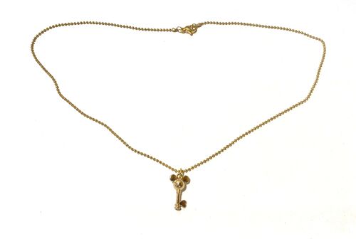 Short ball chain with Mickey Mouse key /kids collection