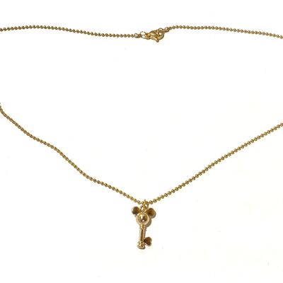 Short ball chain with Mickey Mouse key /kids collection