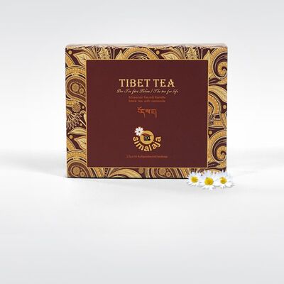 Tibetan tea in a chamomile infusion bag