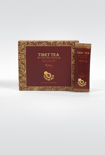 Thé tibétain dans un sachet de thé orange 3