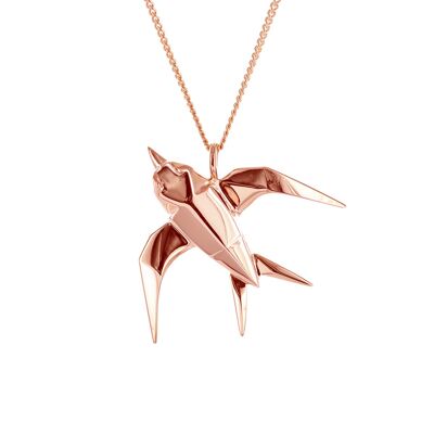 ROSE HIRONDEDLLE NECKLACE