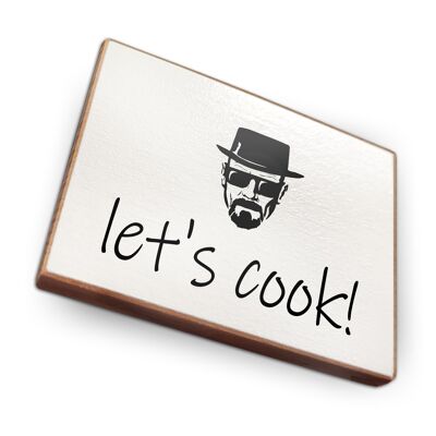 Magnet made of beech wood | Let's cook